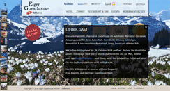 Desktop Screenshot of eigerguesthouse.com